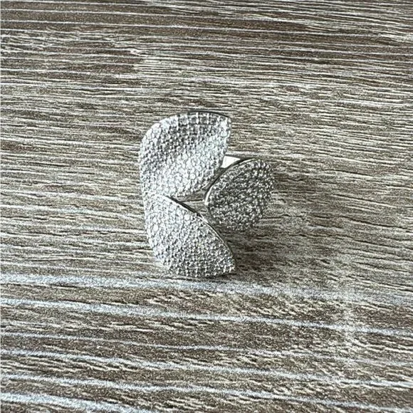 Trendy leaf ring A436 - Picture 4 of 5